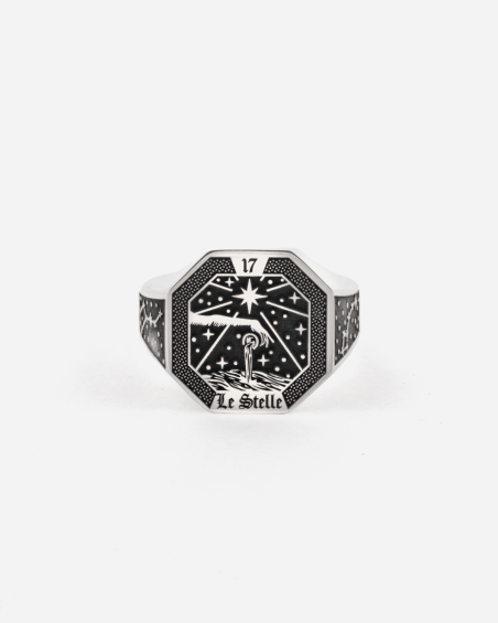 THE STAR TAROT CARD SIGNET RING