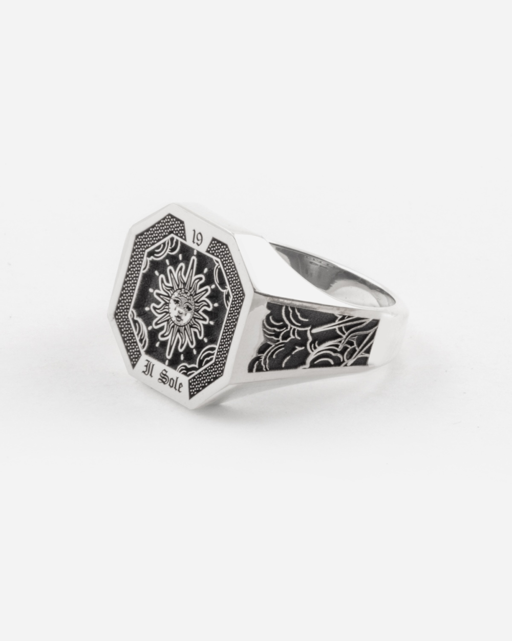 THE SUN TAROT CARD SIGNET RING