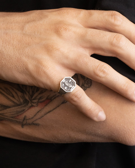 THE MOON TAROT CARD SIGNET RING