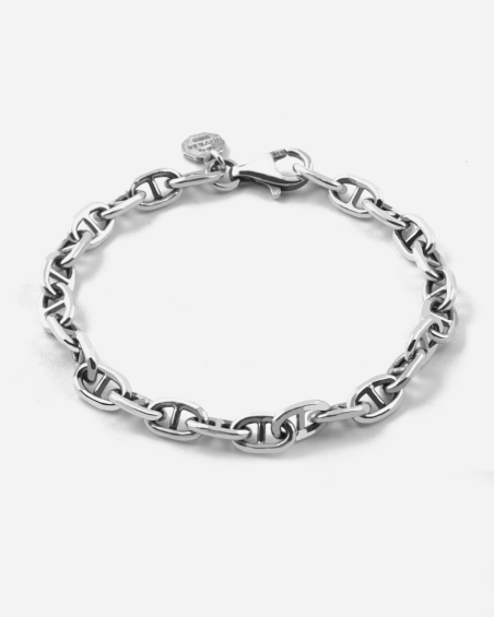 PULSERA CADENA CON PUNTALES DE PLATA