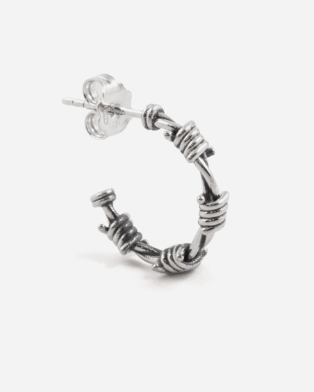 OHRRING CREOLE STACHELDRAHT MINI