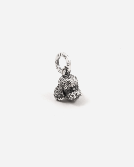 MINI CHARM COLGANTE CANICHE DE PLATA