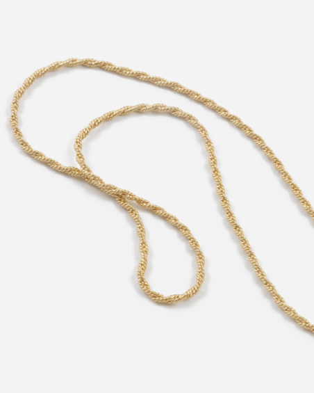 MINI GOLD PLATED ROPE CHAIN NECKLACE
