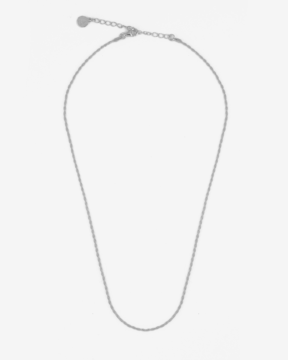 MINI ROPE CHAIN NECKLACE IN SILVER