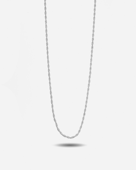 COLLANA MINI CORDA IN ARGENTO
