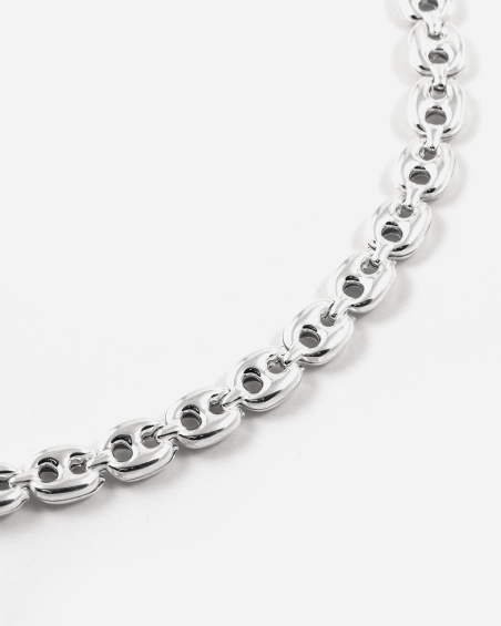 PULSERA DE CADENA MARINERA BOLD DE PLATA