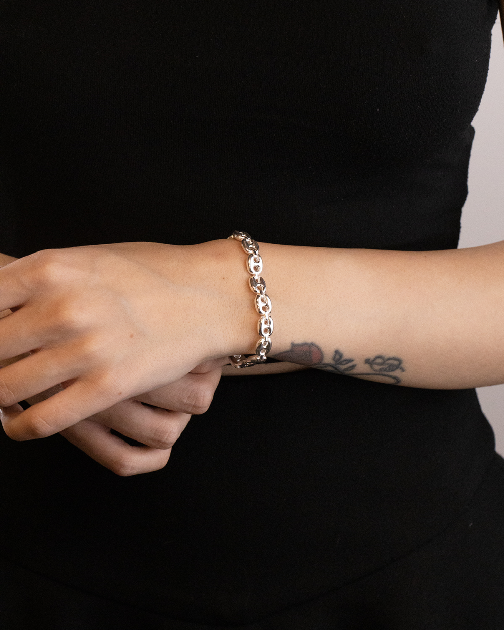 BRACCIALE CATENA MARINARA BOLD IN...