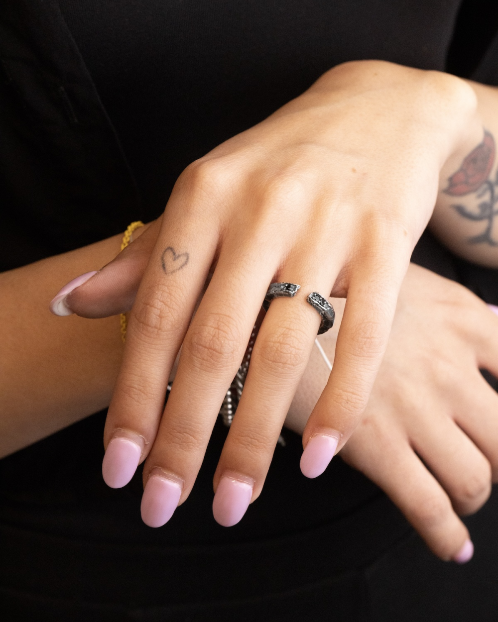 MATERIC OPEN FINE RING WITH STONES