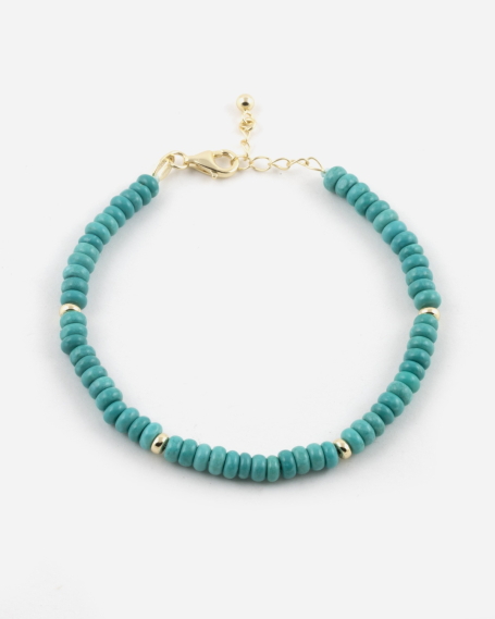 GOLD PLATED LAKE BRACELET