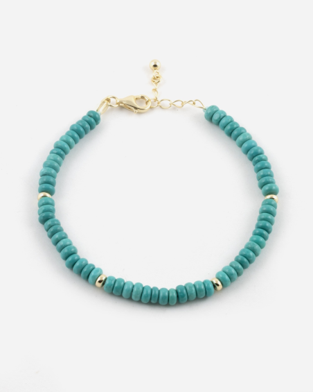 GOLD PLATED LAKE BRACELET
