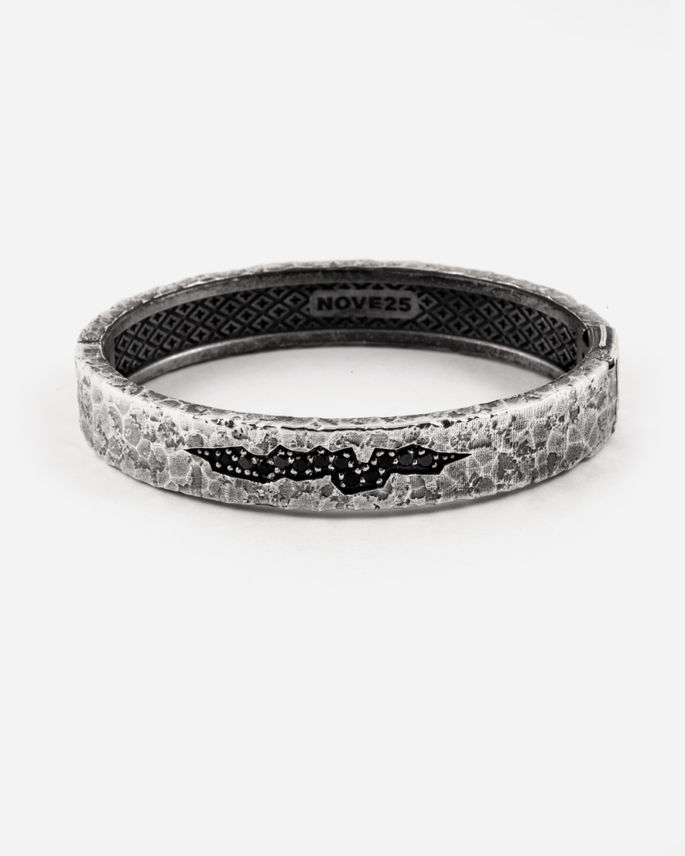 MATERIC HANDCUFF BRACELET WITH STONES