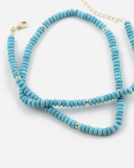 GOLD PLATED SEA NECKLACE