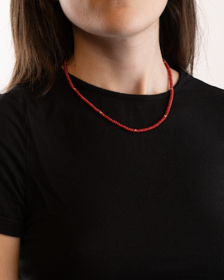 GOLD PLATED EARTH NECKLACE