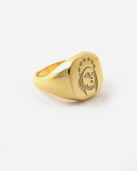 VERGOLDET SIEGELRING MADONNINA NOVE25 X MILANO SAYS