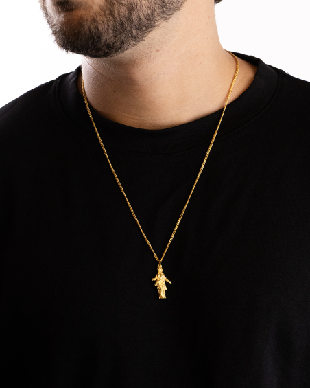 COLLANA PENDENTE MADONNINA NOVE25 X MILANO SAYS PLACCATA ORO