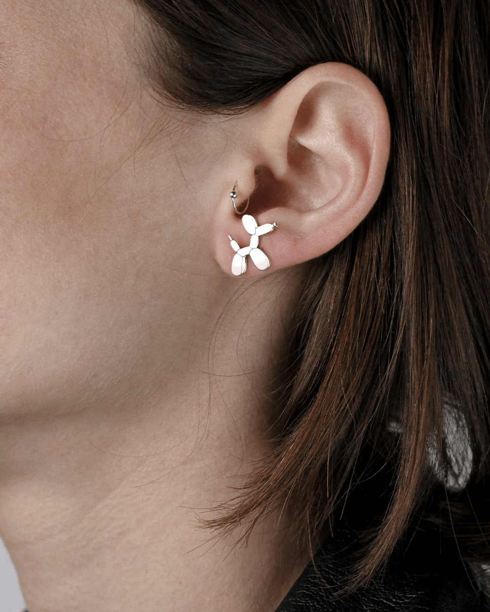 balloon dog earrings
