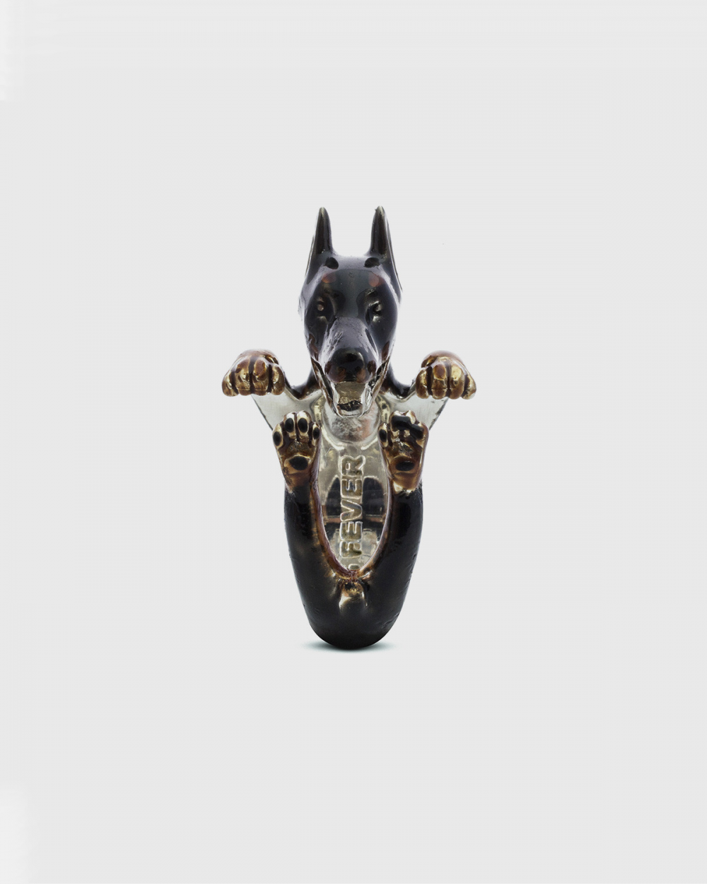 Anello Hug Dobermann Smalto Dog Fever