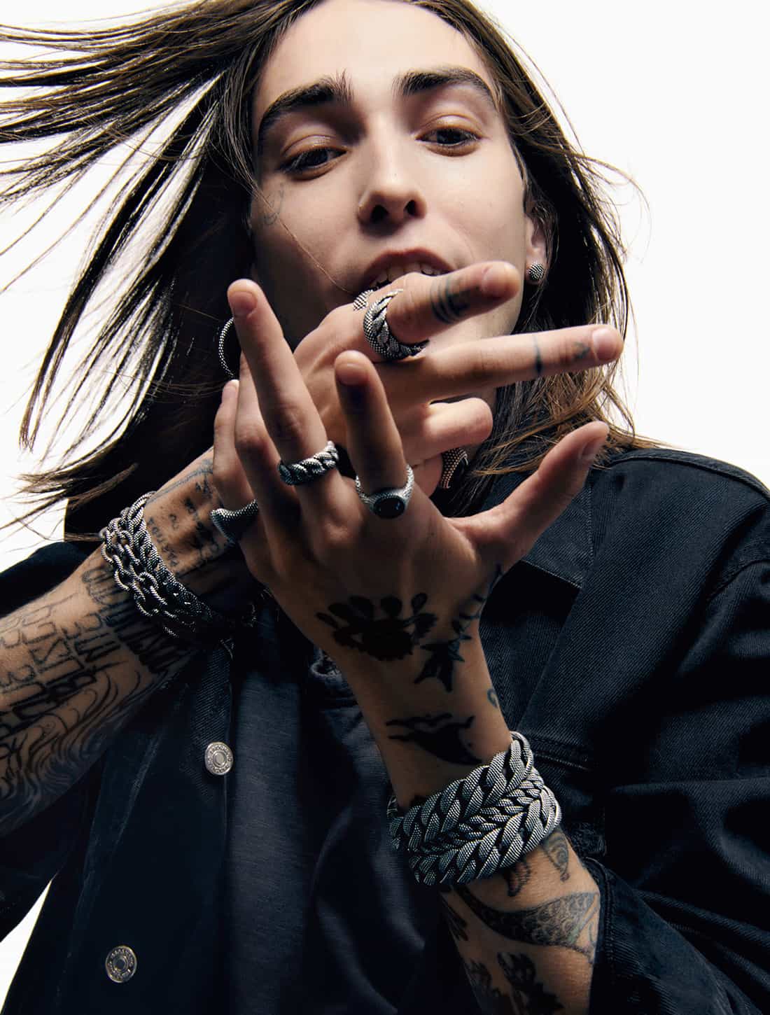 Maodom Doppio Anello Da Donna, Anelli A Doppia Fila Aperti In - Foto 9